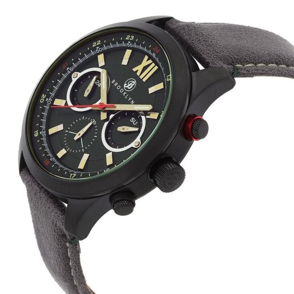 NWT Brooklyn Watch Co. Fashion Men's Quartz Steel Authentic Watch - Picture 2 of 3